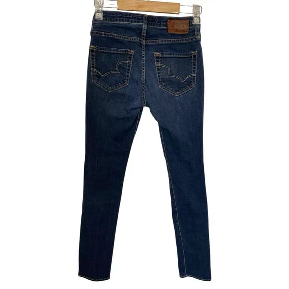 Big Star 1974 Women's Jealousy Skinny Jeans Size 26R ( 26x30) Dark Wash Pockets - Picture 3 of 11